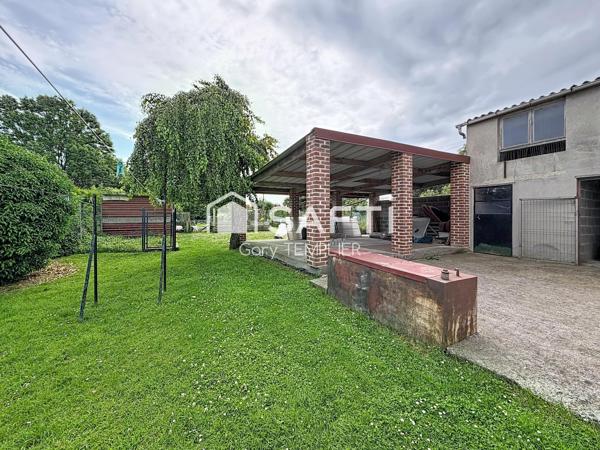 Maison individuelle plain-pied-hangar de 146 m²
