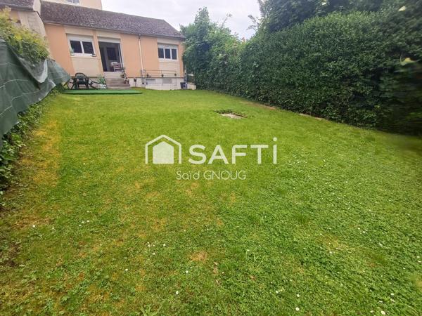 Maison lumineuse 3 chambres avec jardin et garage