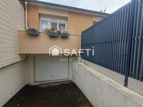Maison lumineuse 3 chambres avec jardin et garage