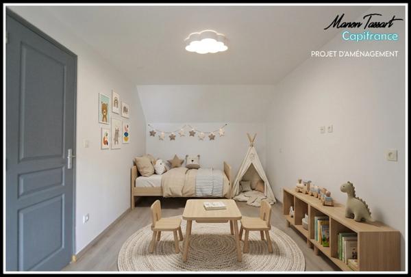Maison de courée, semi individuelle de 77m² à Saint amand les eaux