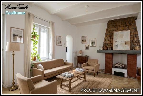 Maison de courée, semi individuelle de 77m² à Saint amand les eaux