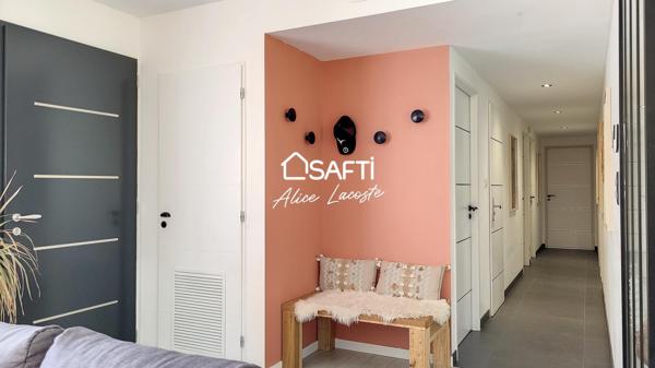 Villa contemporaine avec sous-sol et piscine