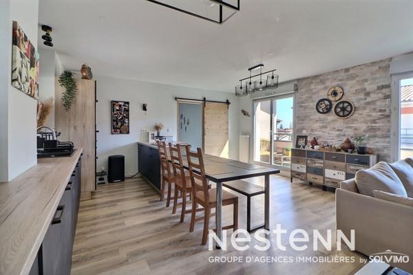 Saint Priest Manissieux, Appartement T4, 88.73m2, terrasse, cave