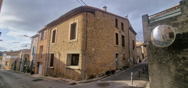 Malves-en-Minervois (11600) Maison de village T6 sans travaux 111 m² + Grenier isolé 26 m²