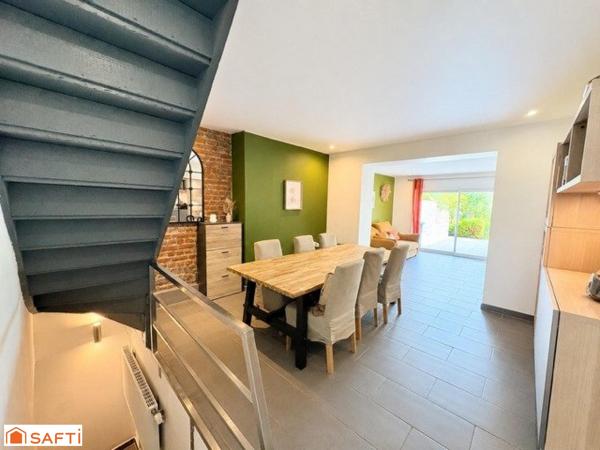 Jolie maison rénovée – Aulnoy-lez-Valenciennes avec jardin / 3 chambres