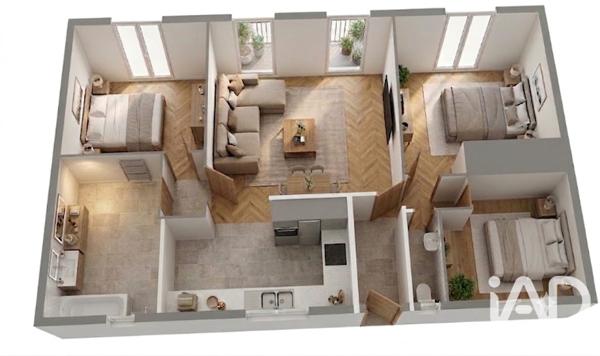 Appartement à vendre 4 pièces 76,43 m² Saint-Nazaire