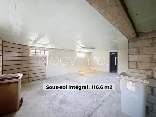 Centre cancale, 5 chambres, sous-sol intégral