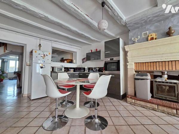 Maison mitoyenne avec garage