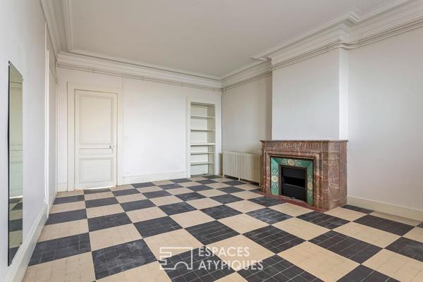 Appartement bourgeois face aux grandes serres du parc de la Tête d’Or