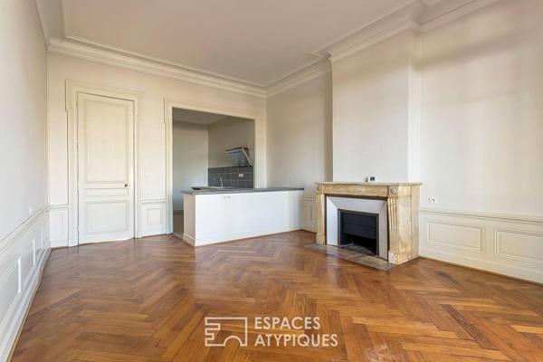 Appartement bourgeois face aux grandes serres du parc de la Tête d’Or