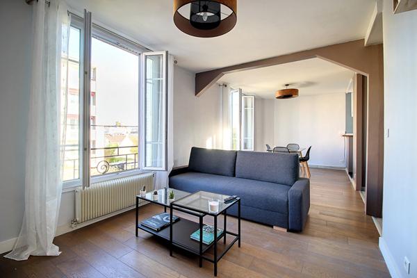 APPARTEMENT RUEIL-MALMAISON MAZURIERES 3 PIECES 2 CHAMBRES DERNIER ETAGE HIPPODROME ET COMMERCES