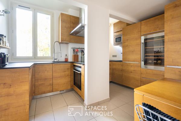 Atelier d’artiste en duplex au dernier étage