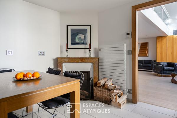 Atelier d’artiste en duplex au dernier étage