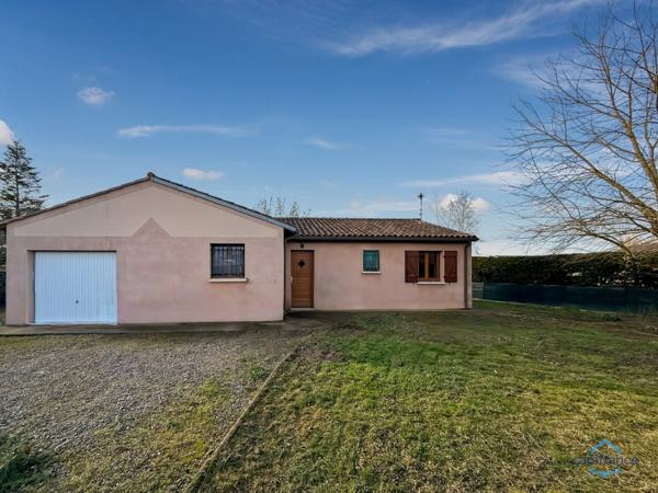 Dpt Gers (32), à vendre BARCELONNE DU GERS Maison T4 de plain pied sur 105 m² habitables + garage attenant et double garage non attenant sur 1193 m² de terrain, au calme
