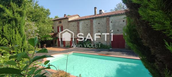 Bastide à 25 mn de Toulouse