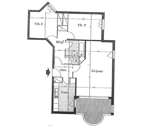 Appartement à vendre 3 pièces 71 m² Vélizy-Villacoublay