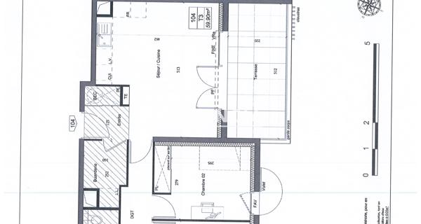 Location Appartement 3 pièces 59.9 m² - Monteux 84170