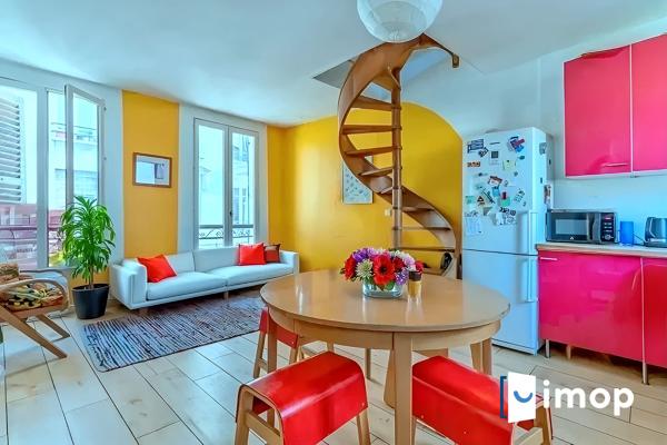 Duplex de 122m² à 2 min du Métro 13 Porte de Paris à très faibles charges
