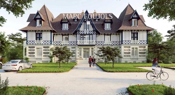 Trouville – appartement rénové 2ch avec jardin et parking