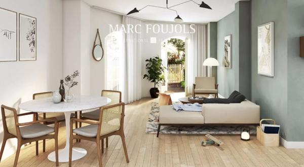 Trouville – appartement rénové 2ch avec jardin et parking