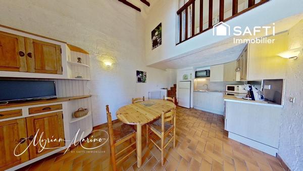 ACHAT APPARTEMENT MEUBLÉ-  6 COUCHAGES  -TERRASSE - PISCINE - PROCHE PLAGES - SAINT AYGULF