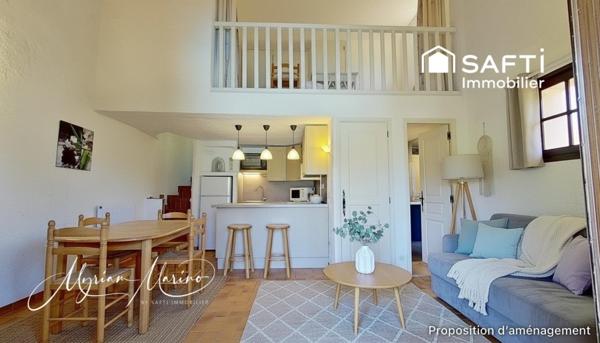 ACHAT APPARTEMENT MEUBLÉ-  6 COUCHAGES  -TERRASSE - PISCINE - PROCHE PLAGES - SAINT AYGULF