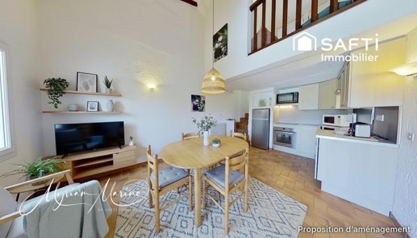 ACHAT APPARTEMENT MEUBLÉ-  6 COUCHAGES  -TERRASSE - PISCINE - PROCHE PLAGES - SAINT AYGULF