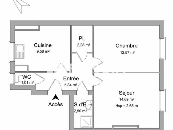 Location Appartement 2 pièces 48.47 m² - 28 RUE DE SIAM Brest 29200