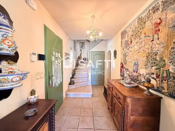 PERPIGNAN MAS VERMEILLE,SUPERBE VILA ROMANE T6,PISCINE,STATIONEMENTS