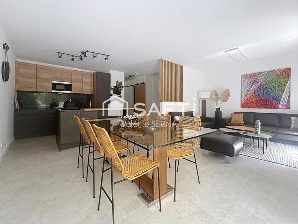 La Hume - Élégant appartement T5 de 95 m² avec jardin privatif, terrasse, garage, piscine. Très belles prestations