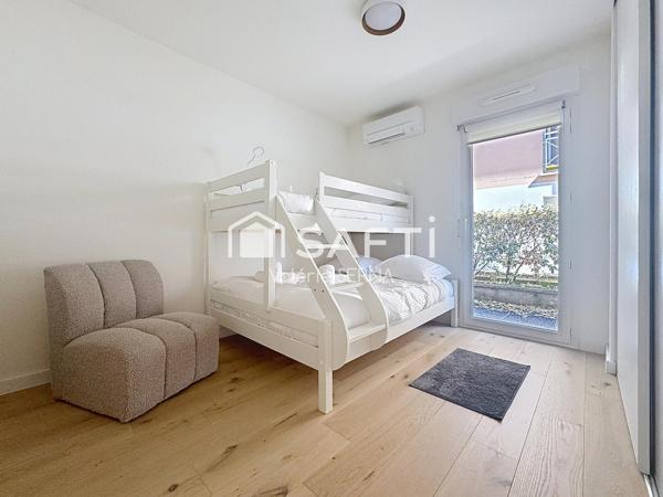 La Hume - Élégant appartement T5 de 95 m² avec jardin privatif, terrasse, garage, piscine. Très belles prestations