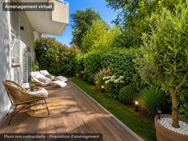 La Hume - Élégant appartement T5 de 95 m² avec jardin privatif, terrasse, garage, piscine. Très belles prestations