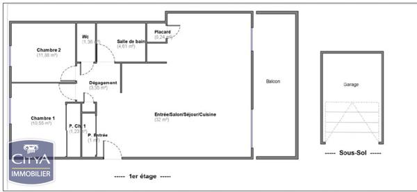 Appartement à vendre 3 pièces 79m² Nîmes (30900)