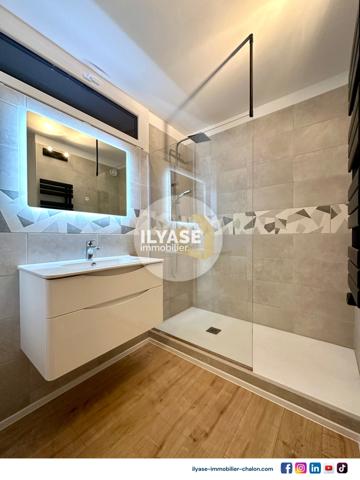 Chalon-sur-Saône (71100) Appartement T2 | 48 m² | Balcon