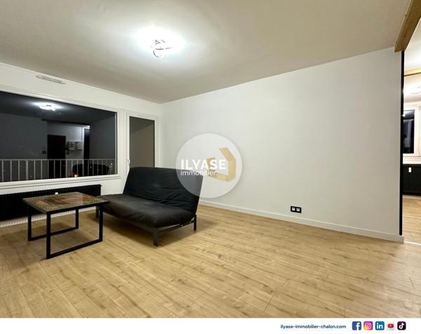 Chalon-sur-Saône (71100) Appartement T2 | 48 m² | Balcon