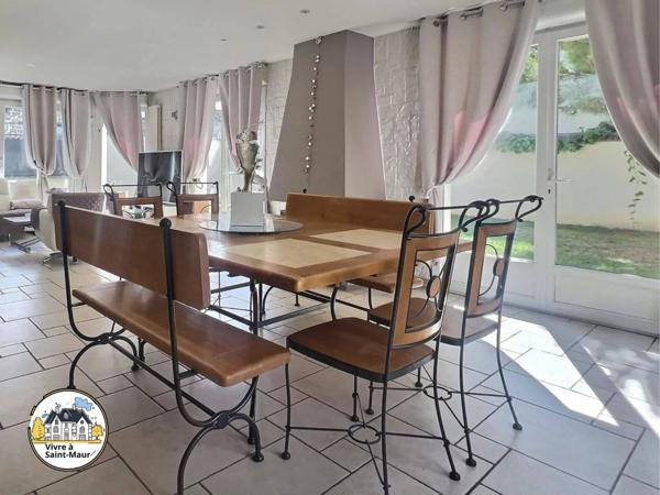 Saint-Maur – Adamville | Maison 5 chambres | Terrain 445 m² | Sous-sol total