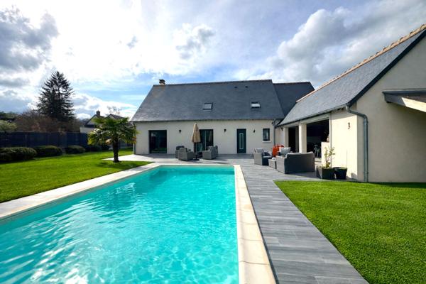 Maison d'architecte avec piscine -Prestations haut de gamme - Montlouis-sur-Loire