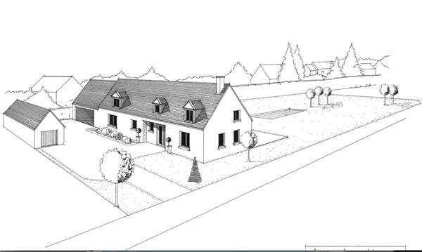 Maison d'architecte avec piscine -Prestations haut de gamme - Montlouis-sur-Loire