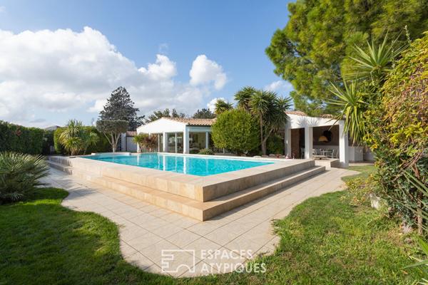 Villa plain-pied de standing avec piscine – à quelques minutes de la mer