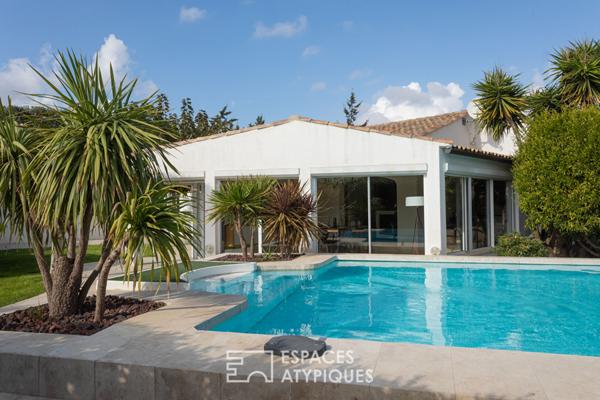 Villa plain-pied de standing avec piscine – à quelques minutes de la mer