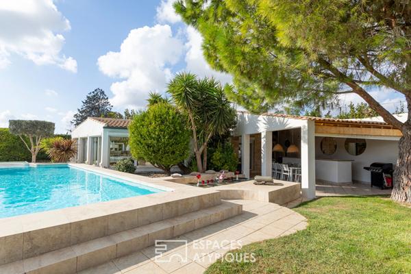 Villa plain-pied de standing avec piscine – à quelques minutes de la mer