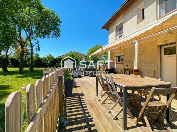 Maison individuelle R+1 des années 70, rénovée.