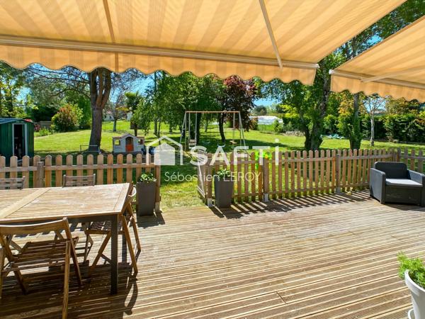 Maison individuelle R+1 des années 70, rénovée.