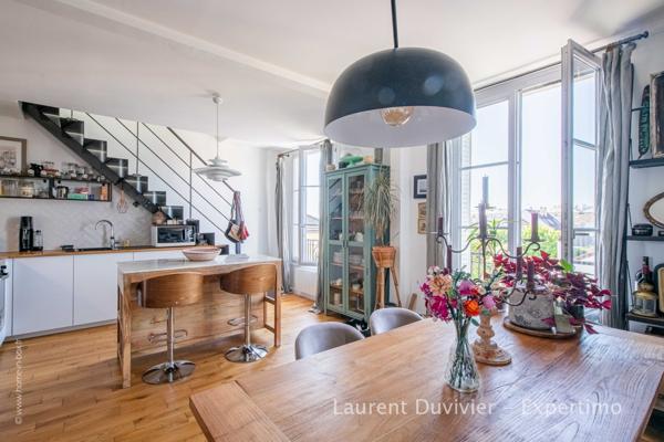 Suresnes (92150) Duplex unique alliant le charme de l’ancien avec le confort d’une construction récente le tout avec jardin!