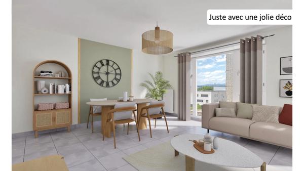 Appartement à vendre 2 pièces LYON 8EME ARRONDISSEMENT (69) dernier étage parc