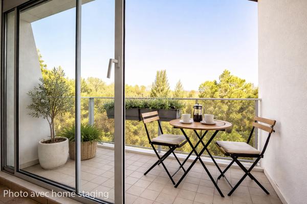 VENTE T2 de 53.66m² avec 2 terrasses vue panoramique Plan des quatre seigneurs 34000
