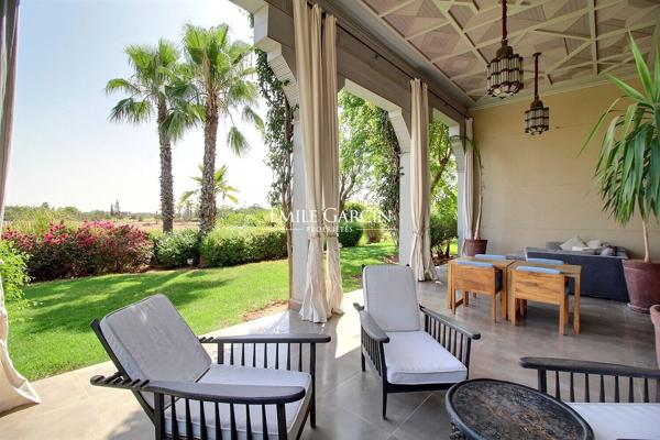 À vendre superbe propriété en front de golf à Marrakech