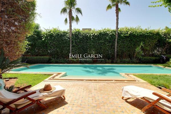 À vendre superbe propriété en front de golf à Marrakech