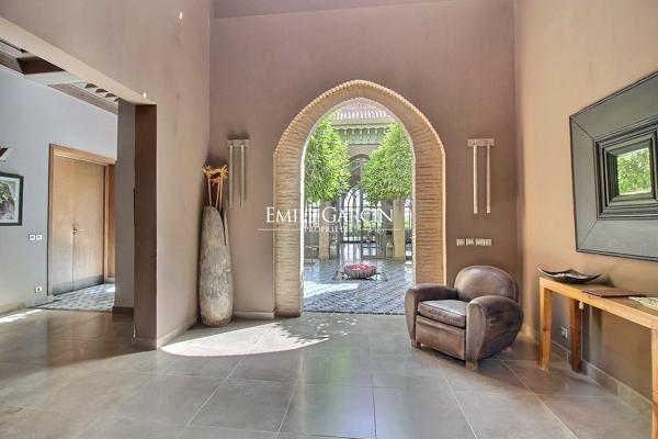 À vendre superbe propriété en front de golf à Marrakech