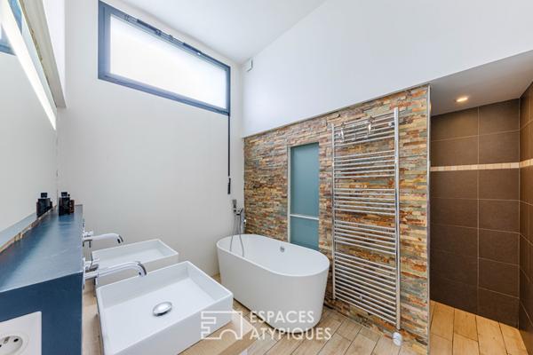 Prestations haut de gamme ! Loft spacieux et lumineux avec jardin paysagé à Deuil-la-Barre